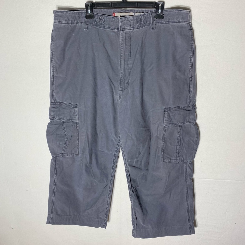 Vintage Levi's Grey Cotton Fatigue Cargo Pants 40